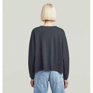 A Line Oversized T-shirt - Donkerblauw - Dames