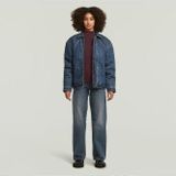 Judee Low Waist Loose Jeans, Blauw (Antic Sand Blast D22889-d860-g803), 23W / 30L