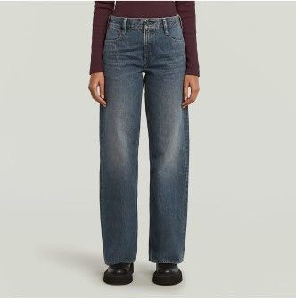 Judee Low Waist Loose Jeans, Blauw (Antic Sand Blast D22889-d860-g803), 23W / 30L