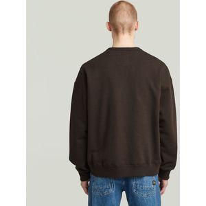 G-STAR - Sweatshirt - Chocoladebruin - Effen - Lange Mouw