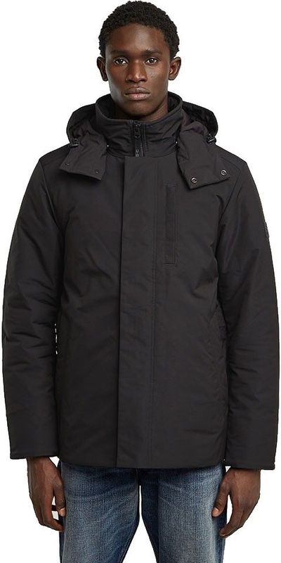 G-star - Clean Vodan - Gewatteerde Jas - Zwart - Met Capuchon