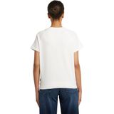 G-Star - D24512-D976-111 - Raglan T-shirt - Wit - Korte Mouwen - Biologisch Katoen - Duurzaam