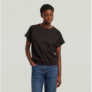 Raglan T-shirt - Zwart - Dames - Regular Fit - 100% Biologisch Katoen