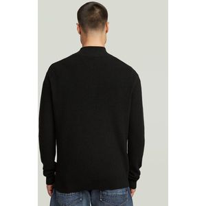 G-star - Structure Half Zip Knit - Trui - Regular Fit - Lange Mouw