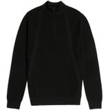 G-Star - Structure Half Zip Knit - Gebreide Trui - Beige - Katoen