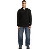 G-Star - Structure Half Zip Knit - Gebreide Trui - Beige - Katoen