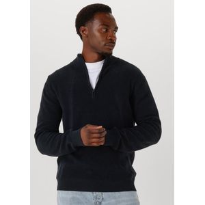 G-Star Raw - Structure Half Zip Knit - Sweater - Donkerblauw