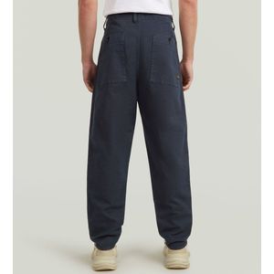 Pleated Chino Relaxed Tapered - Grijs - Heren Chino Broeken