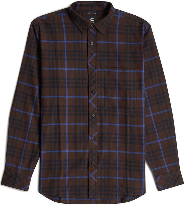 One Pocket Regular - Overhemd - Meerkleurig - Knoopsluiting - Overhemdkraag