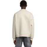 Scuba - Polo Collar Loose - Sweater - Wit - Relaxed Fit - Overhemdkraag