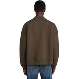 Scuba - Polo Collar Loose - Sweater - Bruin - Relaxed Fit