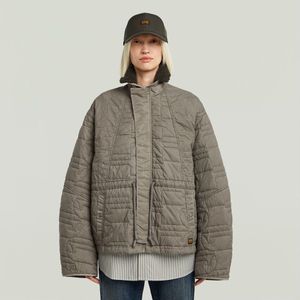 Liner Jack - Beige - Gewatteerd Jack - Dames - Loose Fit