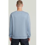 G-Star - D16917-C235-5304 - Premium Core Geribd Sweatshirt - Blauw - Biologisch Katoen - Duurzaam