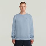 G-Star - D16917-C235-5304 - Premium Core Geribd Sweatshirt - Blauw - Biologisch Katoen - Duurzaam