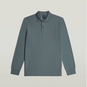 G-STAR - Dunda Slim Polo Ls - Poloshirt - Grijs - Axis D27683-5864-5781