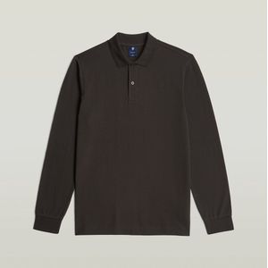 G-STAR Dunda Slim Polo ls, grijs (Cloack D27683-5864-5812), XS