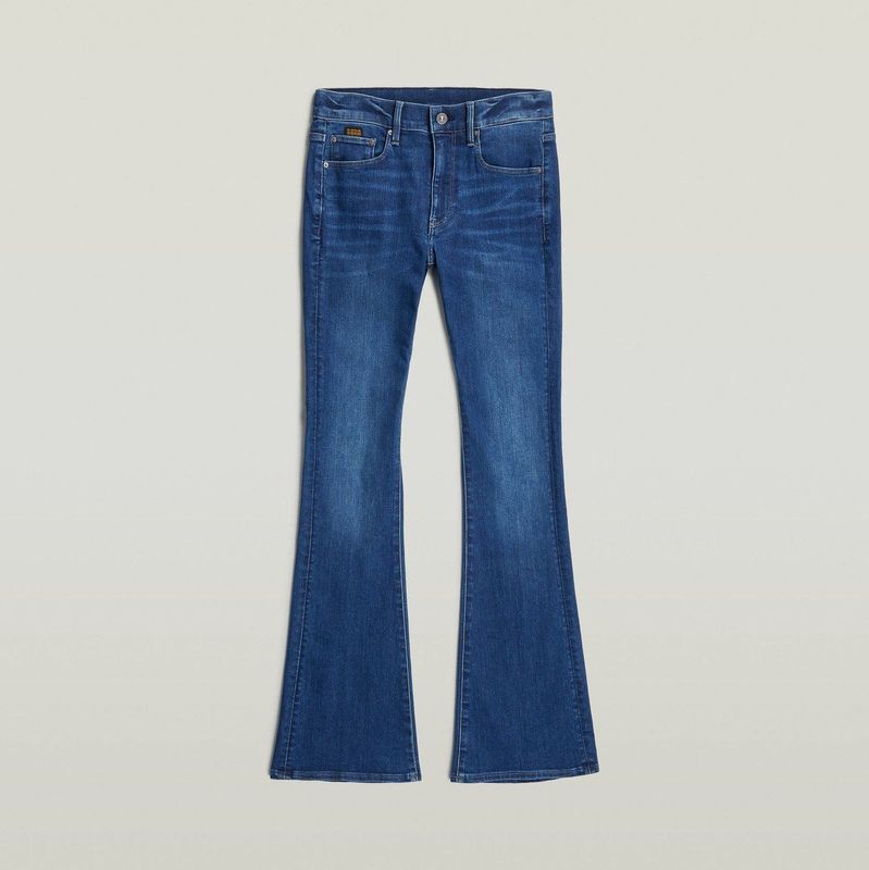 G-STAR - 3301 Flare - Jeans - Midden Blauw - Dames