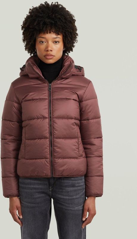 G-STAR - Meefic - Veste - Rood - Met Afneembare Capuchon