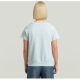 Raglan T-shirt - Lichtblauw - Dames