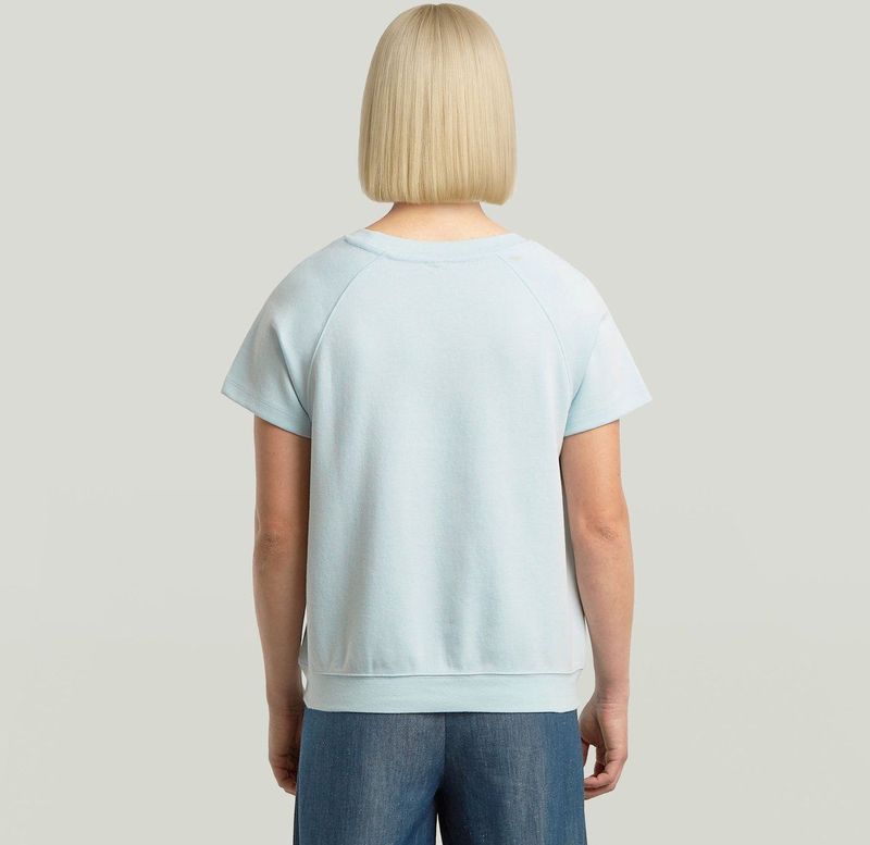 Raglan T-shirt - Lichtblauw - Dames