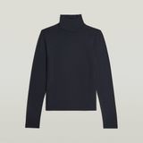 G-STAR - Shirt - Blauw - Lange Mouw - Normale Pasvorm