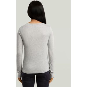 G-STAR - Shirt - Lichtgrijs - Lange Mouw - Normale Pasvorm