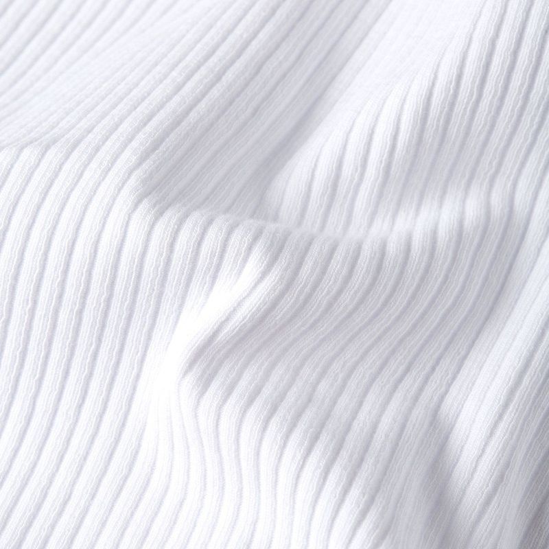 Ribbed - Tanktop - Wit - Dames