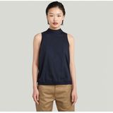 Open Back Knit Tanktop - Donkerblauw - Dames