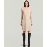 Seam Detail Loose - Jurk - Beige - Dames
