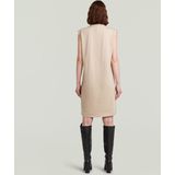 Seam Detail Loose - Jurk - Beige - Dames