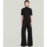 Wide Leg - Jumpsuit - Zwart - Dames
