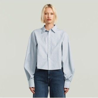 Macro Balloon - Overhemd - Meerkleurig - Dames - Loose Fit - Lange Mouwen - Knoopsluiting