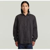 Overhemd - Grijs - Panelled Pocket - Regular Fit