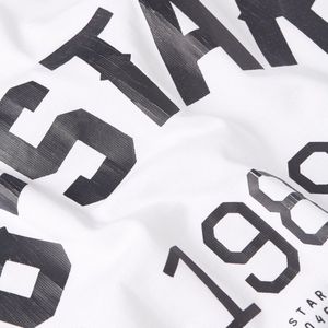 89 Back Graphic Loose - T-shirt - Wit - Heren