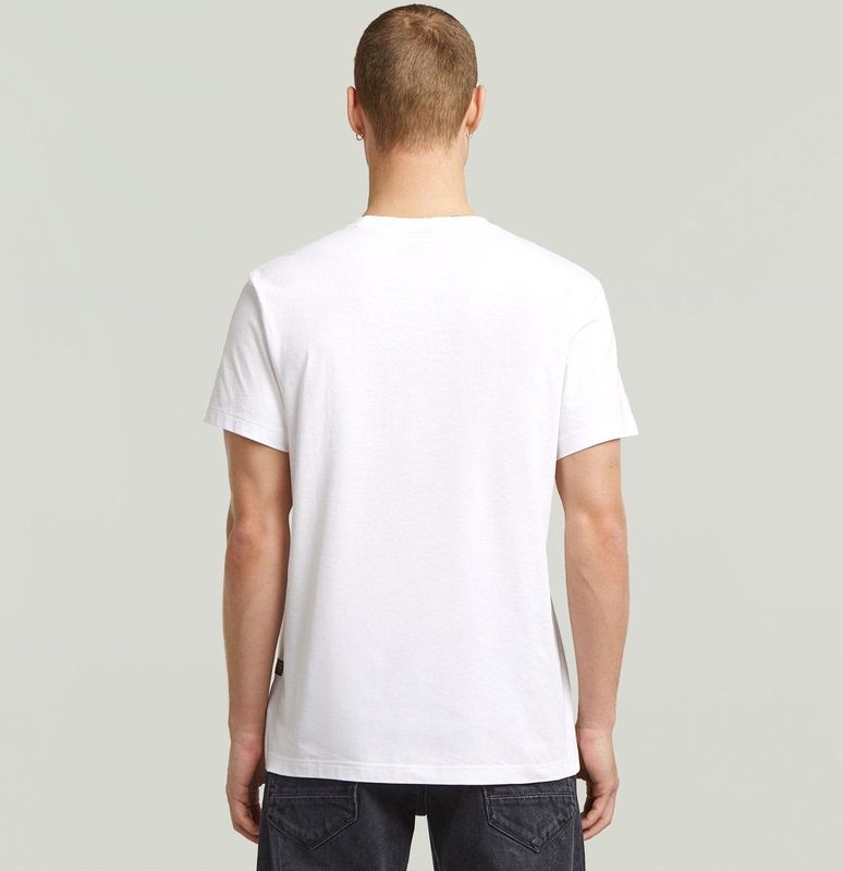 Studio AMS - T-shirt - Wit - Heren