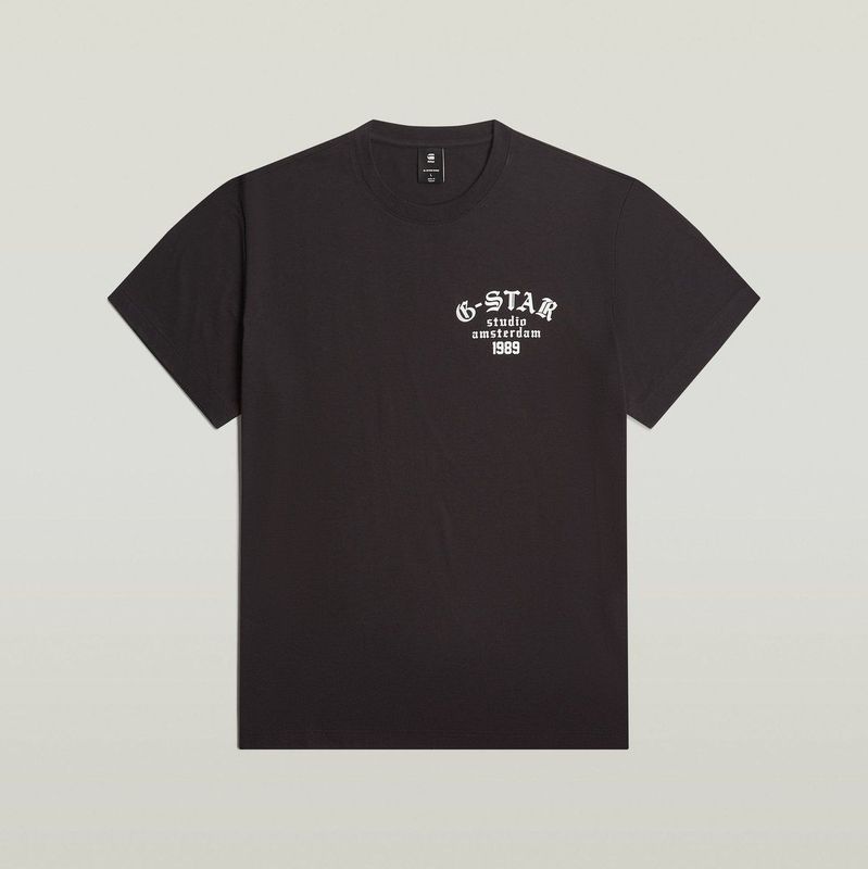 Studio AMS - T-shirt - Zwart - Heren