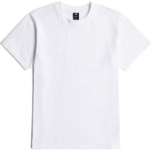 Flock Back Loose - T-shirt - Wit - Heren