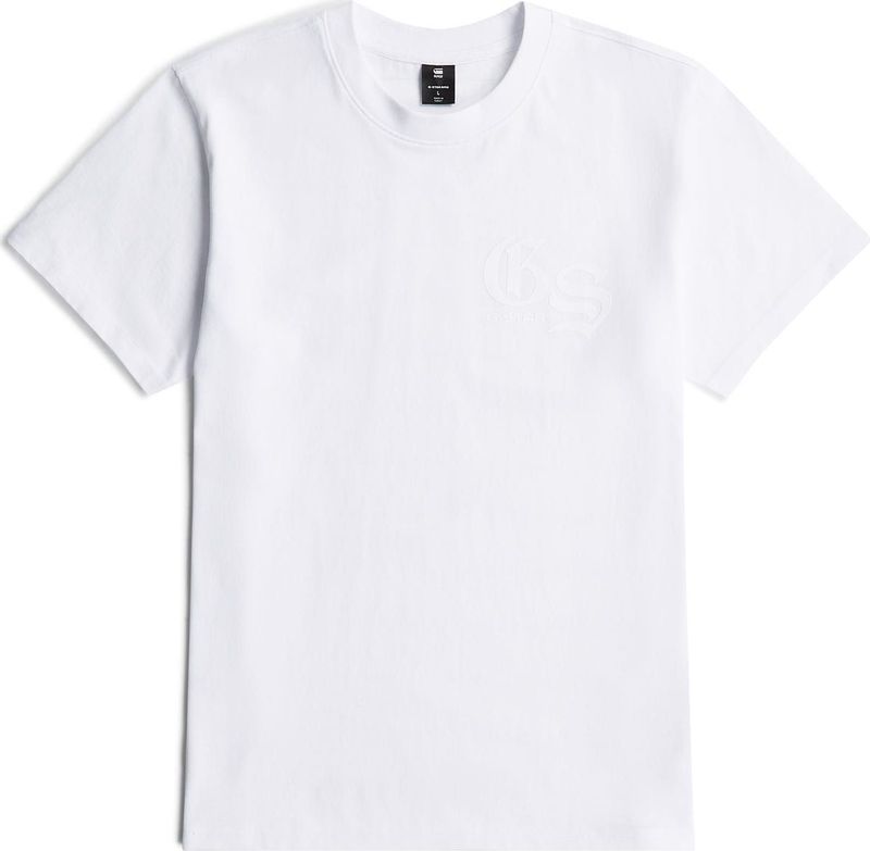 Flock Back Loose - T-shirt - Wit - Heren