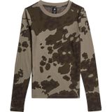 Allover - Slim T-shirt - Meerkleurig - Dames