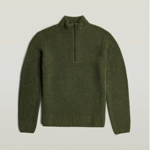 Gebreide pullover met labeldetail