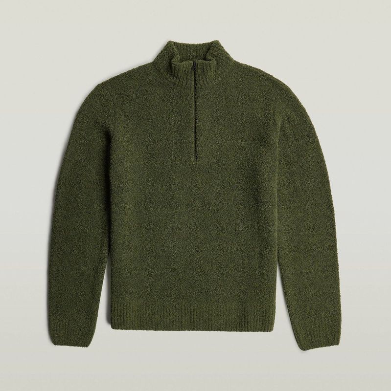 Gebreide pullover met labeldetail