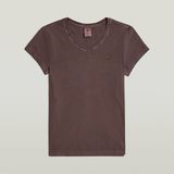 G-STAR RAW - Eyben Slim V-hals Top 2.0 - T-shirt - Beige