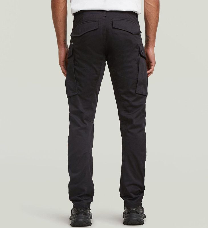 Rovic - Zip 3D Regular Tapered - Broek - Zwart - Heren