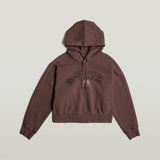 G-STAR collegic hdd sw wmn, beige (Chocolate Plum Gd D27266-d969-h312), XS