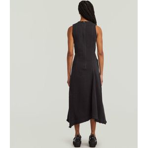 G-STAR corset flare dress sl wmn, Zwart (Dk Black Gd D27331-e078-b564), XXS