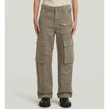 Mega - Cargo Pants - Bruin - Dames - Loose Fit - Mid Waist