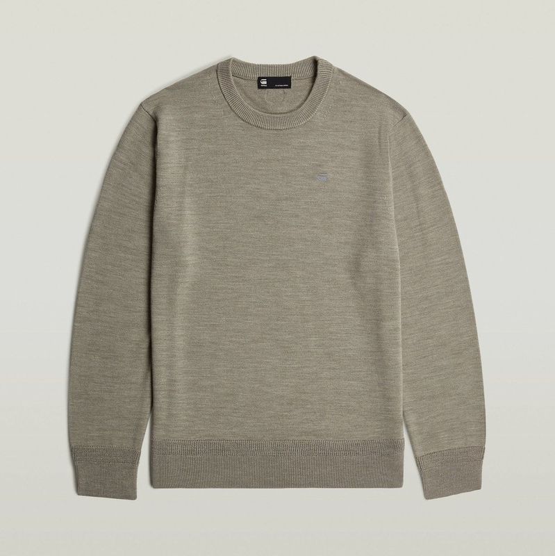 G-STAR - Core R - Tricot - Gris - Kwaliteit voor Man