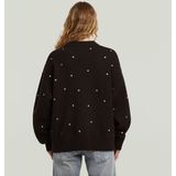 Heritage Hardware - Loose Knit - Bruin - Dames Vest