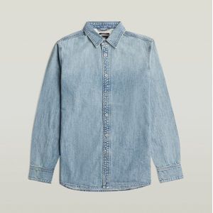 G-STAR Clean Slim Shirt T-Shirt, meerkleurig (Sun Faded Pacific Blue D27681-d539-h466), XS, heren, meerkleurig (Sun Faded Pacific Blue D27681-d539-h466), XS