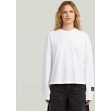 G-STAR Shirt  zwart / wit